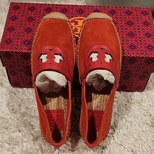 Tory Burch Sidney Espadrilles Red Canyon US5
